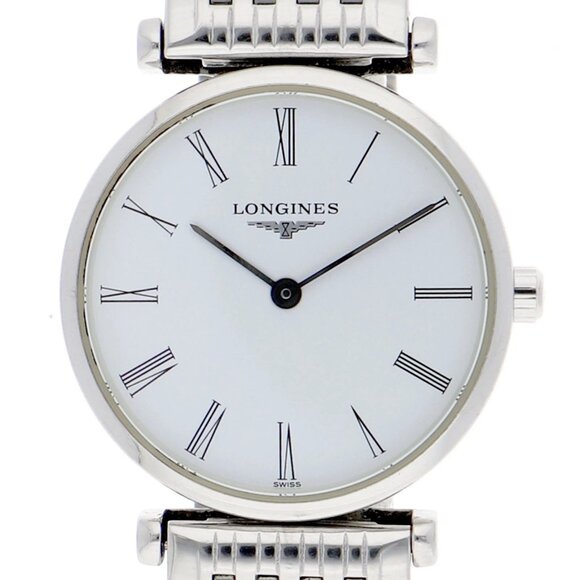 WATCH LONGINES L4.209.4 La Grande Classique white SS QZ - Picture 1 of 9